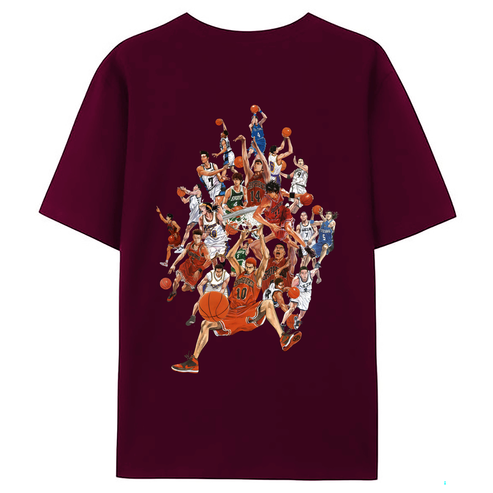 （画像用） SLAM DUNK／スラムダンク レディース半袖Tシャツ(バックプリント)